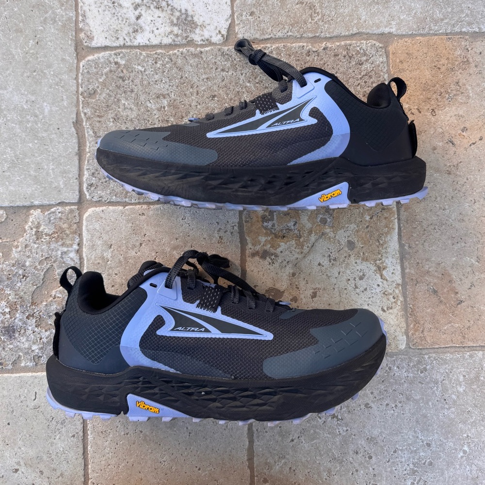 Altra Black and Light Gray Women's Trail Sneakers